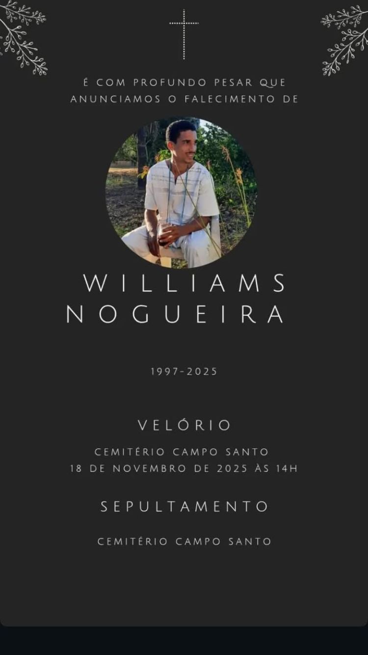 Williams Nogueira foi encontrado morto em Simões Filho por Reprodução