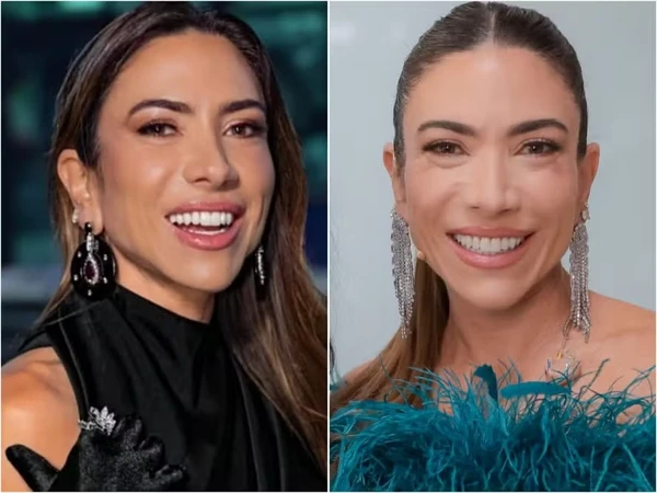  Patrícia Abravanel em novembro de 2024 e em novembro de 2025 por Reprodução/Gabriel Cardoso/SBT