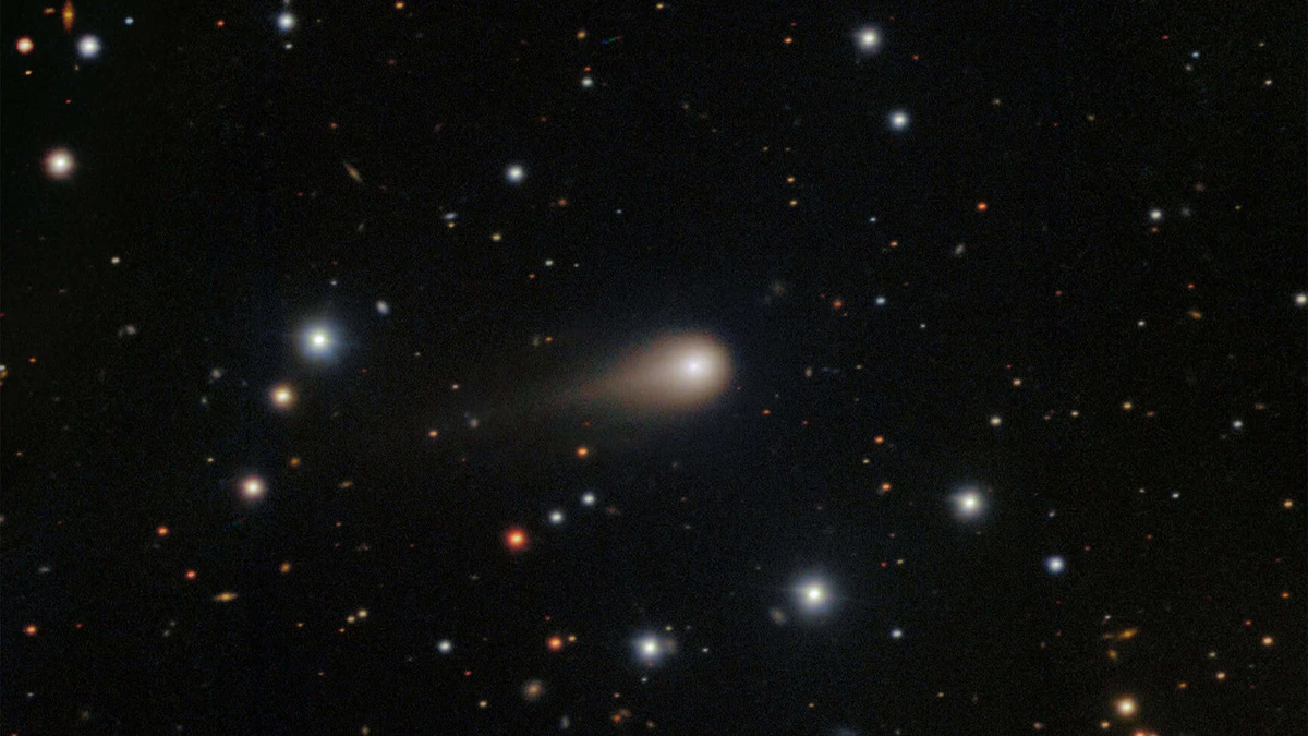 Cometa interestelar 3I/Atlas por Divulgação