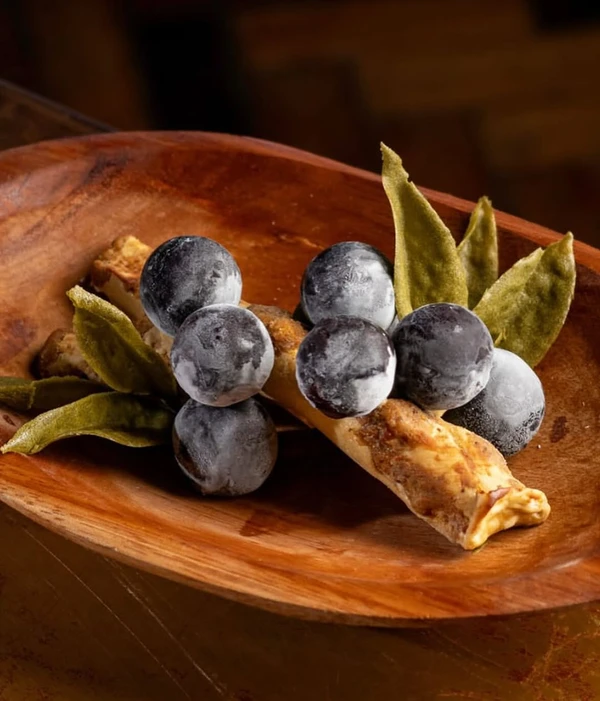 Prato do restaurante Manga, no Rio Vermelho por Reprodução