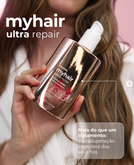 Produtos da empresa de cosméticos WePink por Reprodução