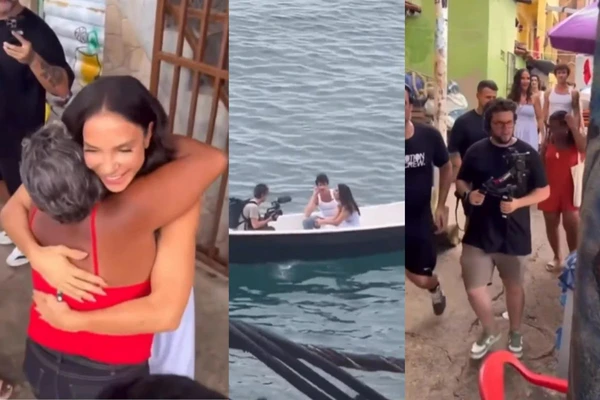 Shawn Mendes e Ivete passaram tarde na Gamboa de Baixo