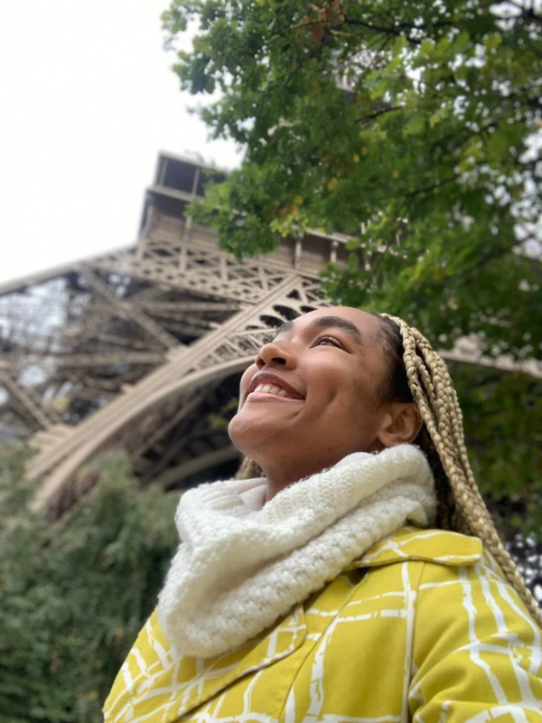 Yasmin Morais durante intercâmbio na França por Acervo pessoal