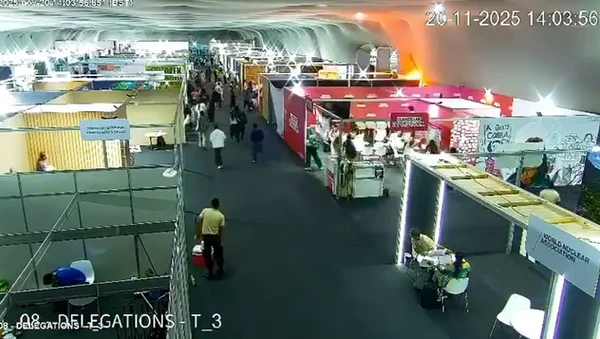 Chamas atingiram blue zona, espaço de negociação da ONU por Reprodução 