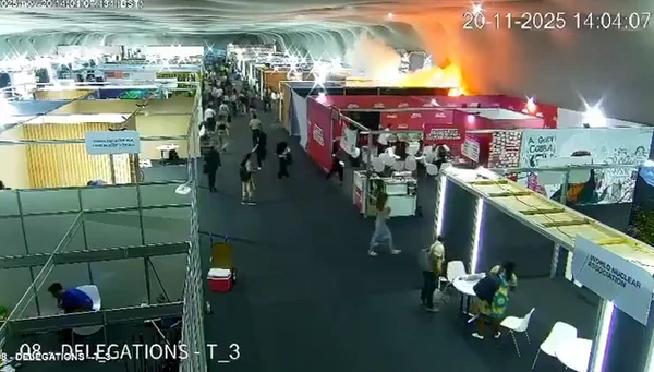 Chamas atingiram blue zona, espaço de negociação da ONU por Reprodução