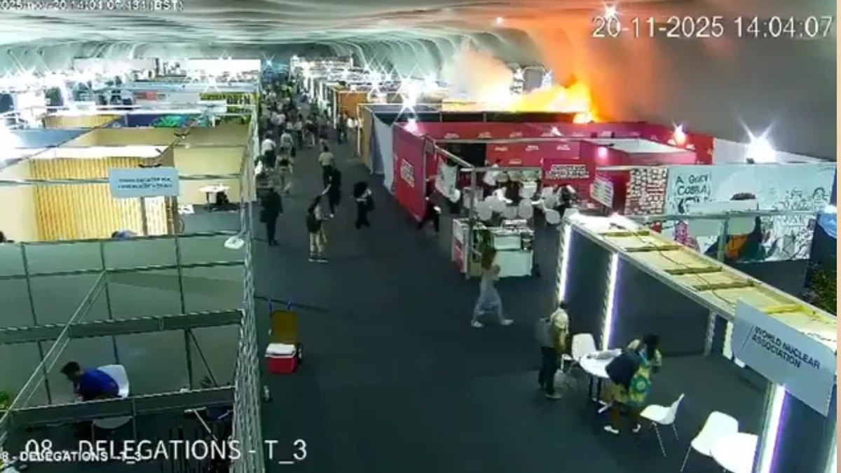 Chamas atingiram blue zona, espaço de negociação entre países da ONU