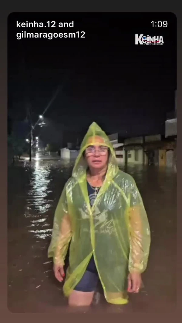 Chuvas em Araci por Reprodução/Redes sociais