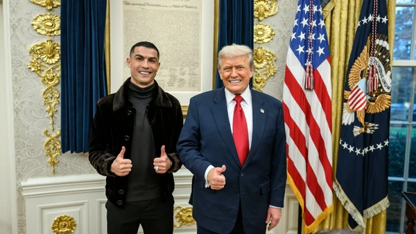 Cristiano Ronaldo e Donald Trump