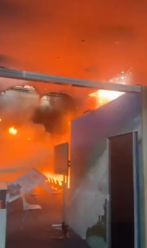 Incêndios atingiram pavilhão da COP30 por Reprodução/Redes sociais