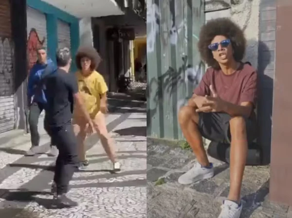 Renato Freitas foi filmado brigando na rua por Reprodução