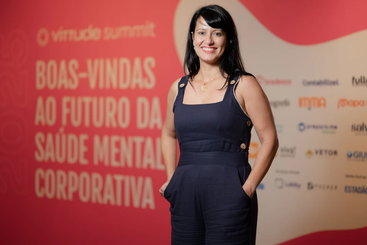 Tatiana Pimenta é fundadora e CEO da Vittude, referência no desenvolvimento e gestão estratégica de programas de saúde mental para empresas