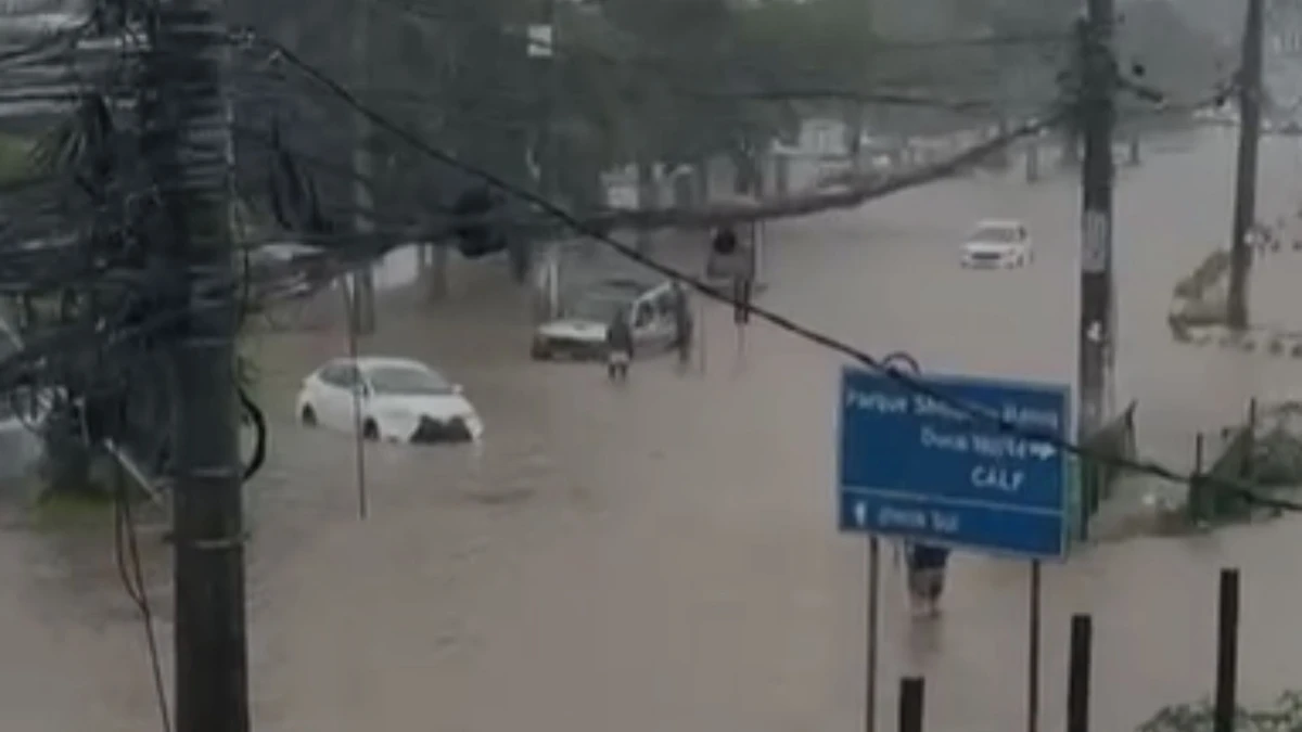 Alagamento em Lauro de Freitas