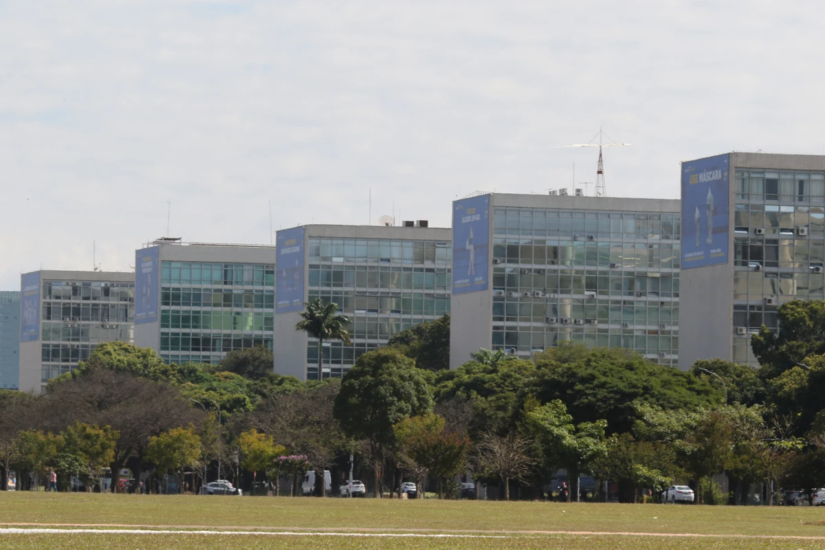 Esplanada dos Ministérios, em Brasília