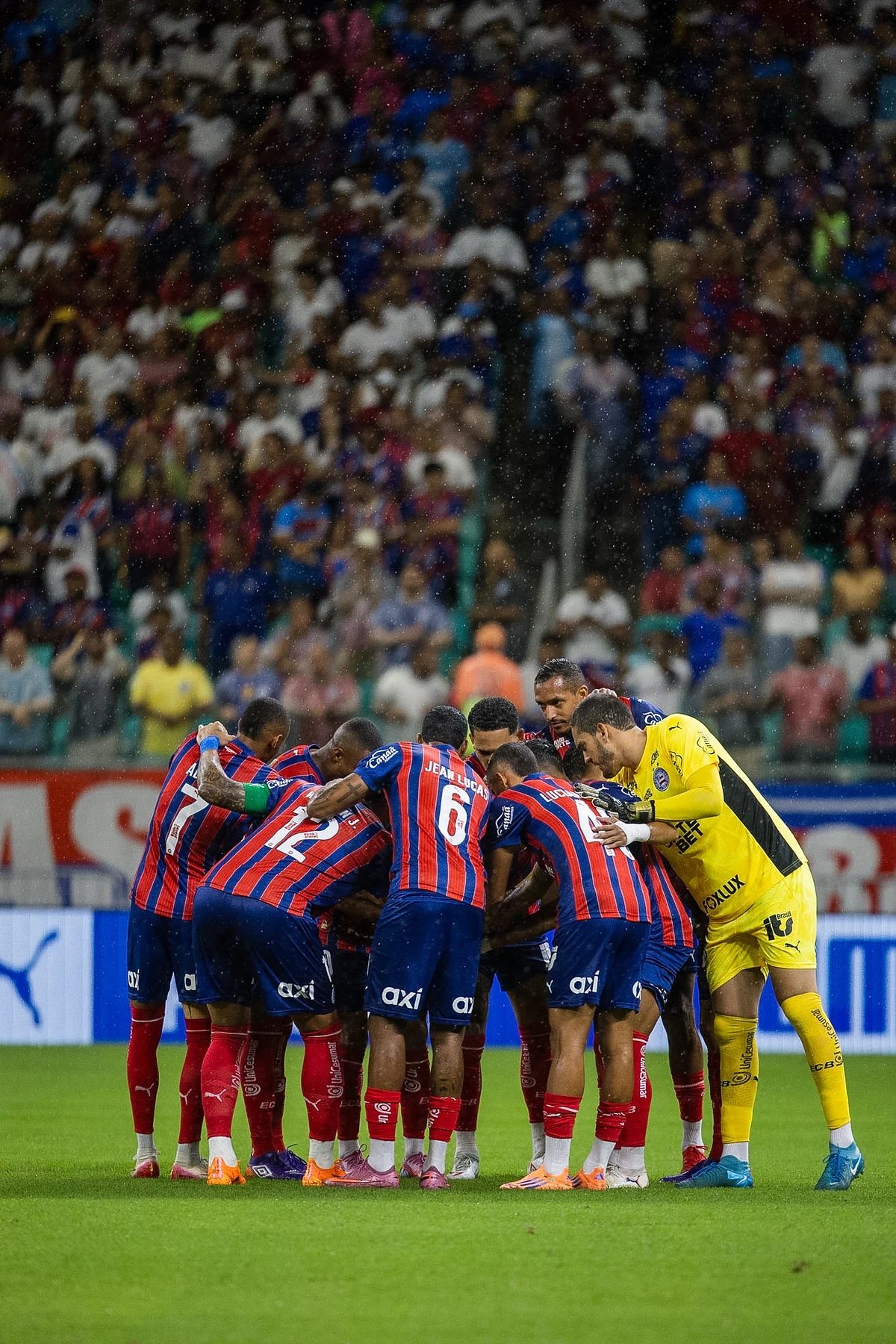 Time antes do apito por Letícia Martins/EC Bahia
