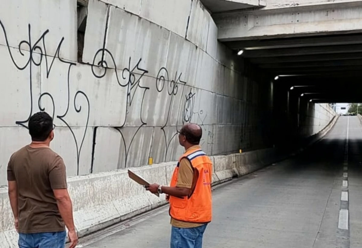 Túnel é interditado em Feira de Santana
