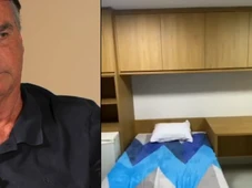 Imagem - TV, frigobar e ar-condicionado: veja como é a sala onde Bolsonaro está preso