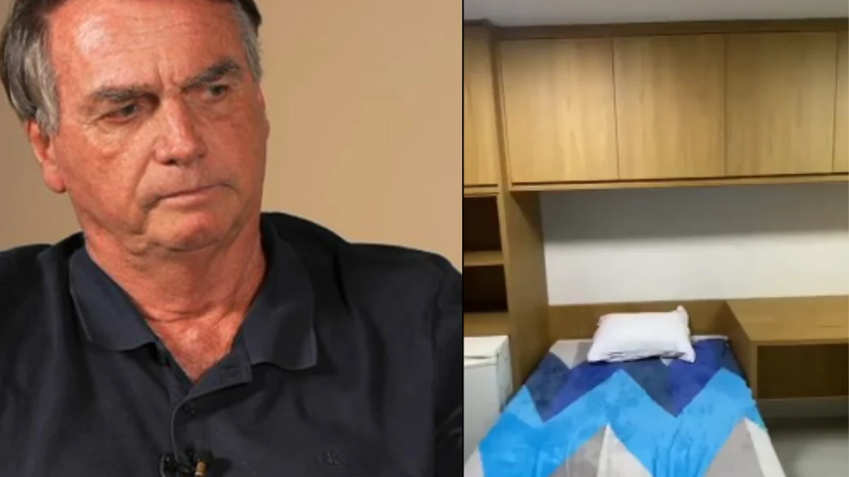 Bolsonaro ficará preso em sala reservada para altas figuras de estado