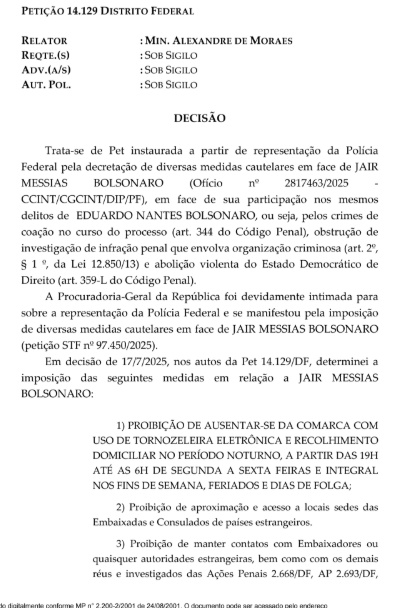 Decisão de Alexandre de Moraes por Reprodução