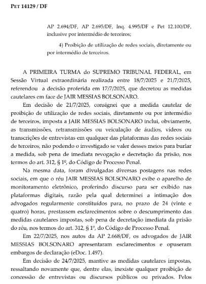 Decisão de Alexandre de Moraes por Reprodução