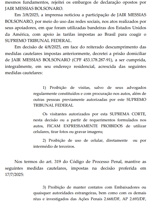 Decisão de Alexandre de Moraes por Reproducão