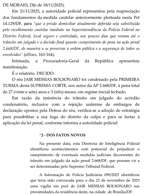Decisão de Alexandre de Moraes por Reprodução