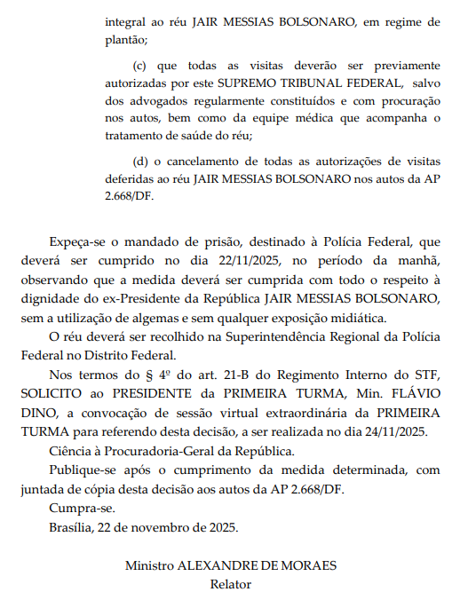 Decisão de Alexandre de Moraes por Reprodução