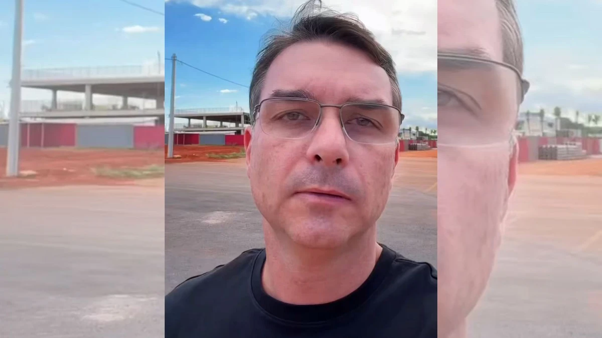 Flávio Bolsonaro gravou vídeo