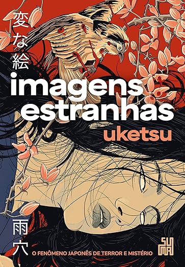Imagens estranhas, de Uketsu. Em um bairro residencial tranquilo em Tóquio, uma casa chama a atenção de um casal que está prestes a ter seu primeiro filho. A construção é relativamente nova, bem iluminada, perto de uma estação de trem, com entorno arborizado ― à primeira vista, parece ser a opção perfeita. No entanto, um detalhe intrigante faz com que hesitem: no térreo, entre a cozinha e a sala, existe um espaço misterioso. por Divulgação