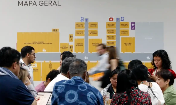 Movimentação de participantes na COP30