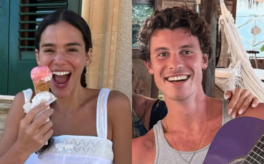 Bruna Marquezine e Shawn Mendes por Reprodução