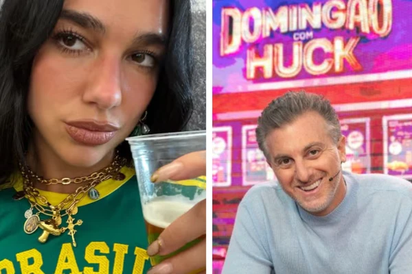 Dua Lipa estará no Domingão deste domingo (23)