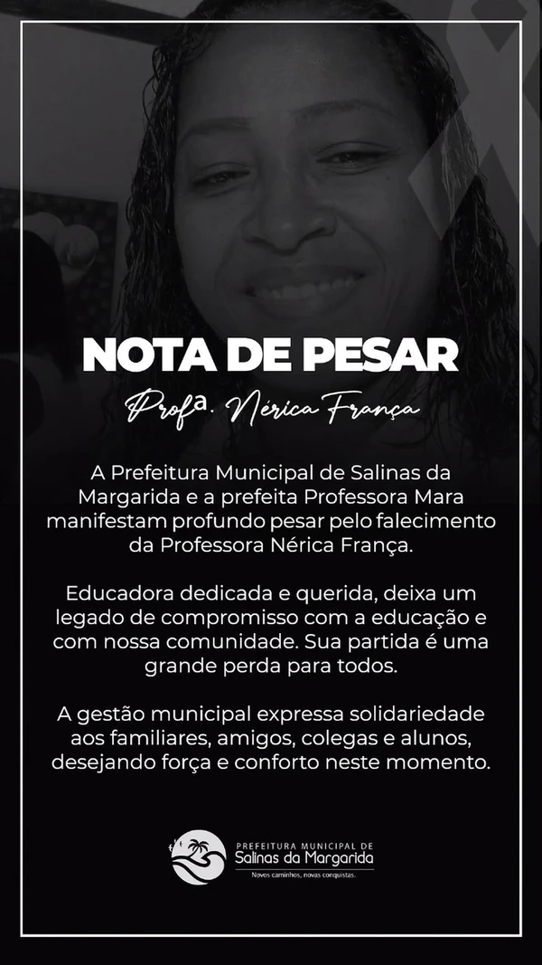 Nérica França por Reprodução/ Redes sociais