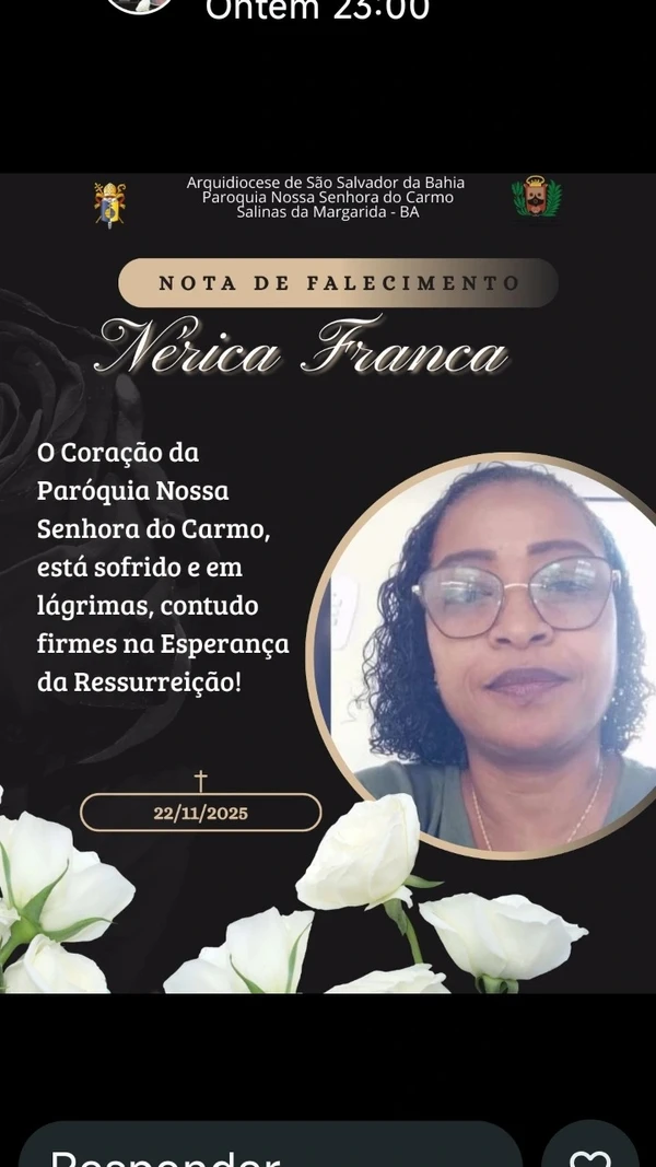 Nérica França por Reprodução/ Redes sociais