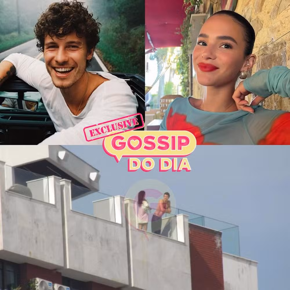 Shawn Mendes é flagrado em cobertura no Rio ao lado de morena, apontada como Bruna Marquezine por Reprodução