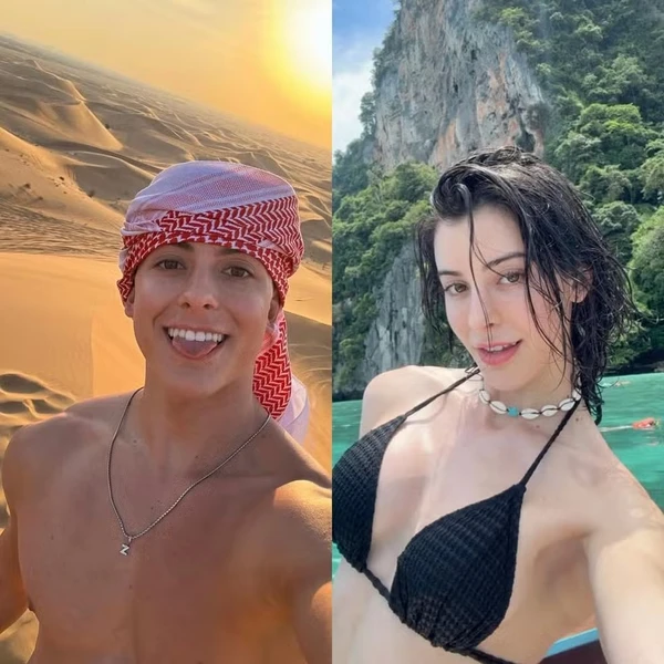 Bella Longuinho mostra antes e depois da transição de gênero por Reprodução/Redes Sociais