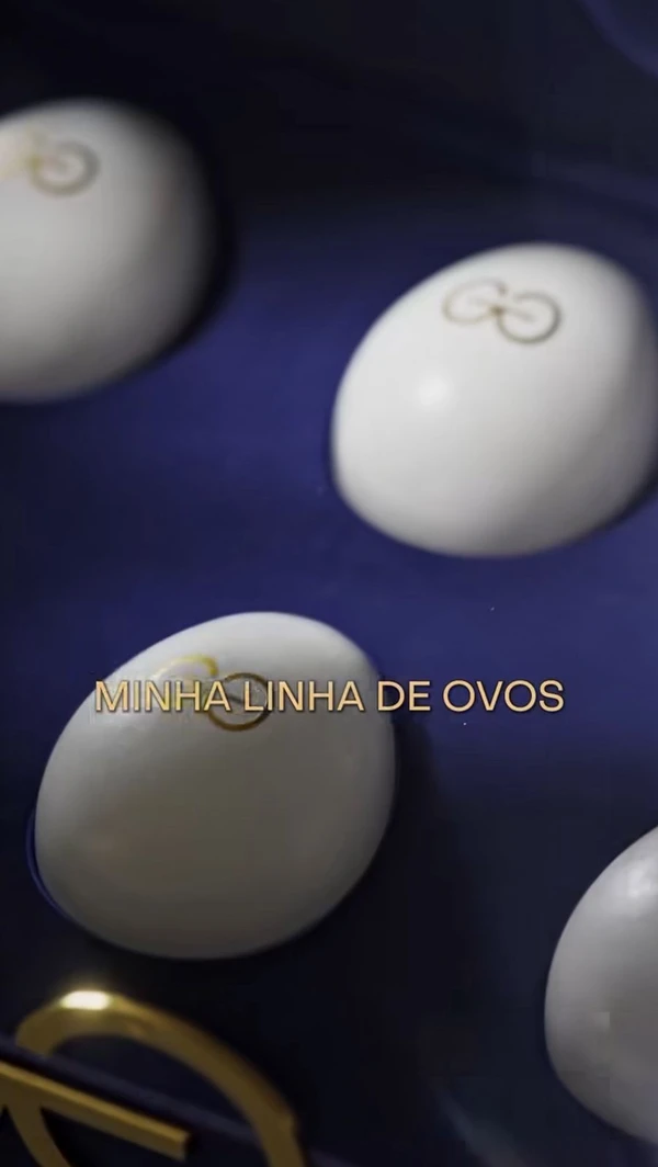 Cada caixa da linha "Gracyovos" vem com seis ovos por Reprodução