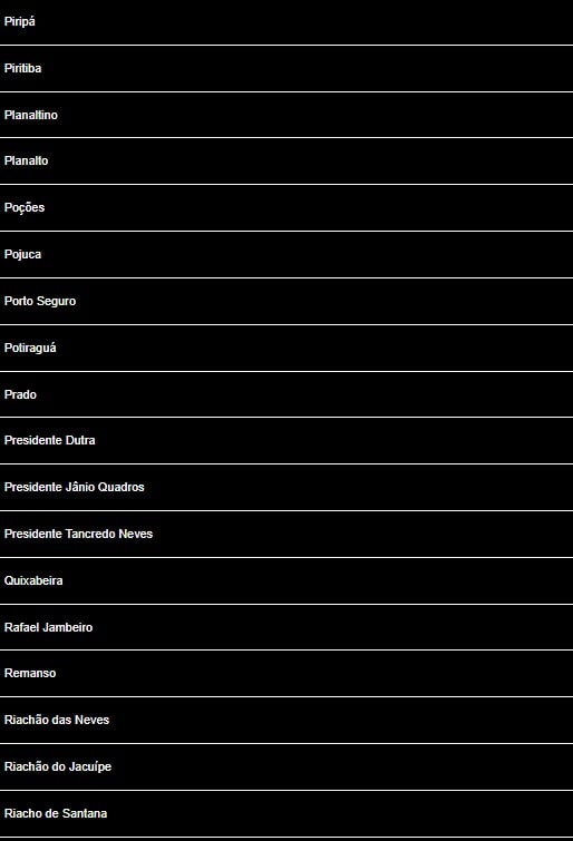 Cidades baianas sob alerta de chuva nesta segunda (24) por Inmet
