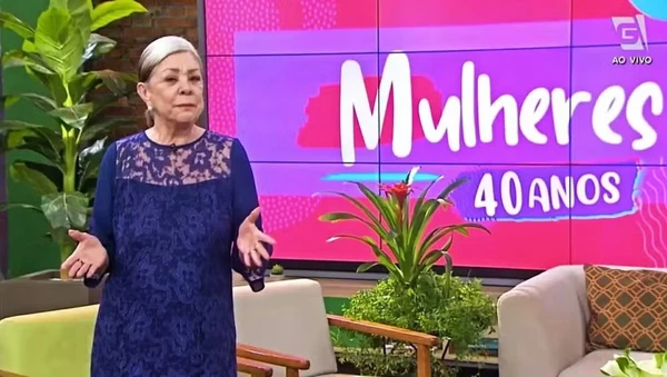 Ione Borges na edição comemorativa dos 40 anos do programa 'Mulheres' por Reprodução/TV Gazeta