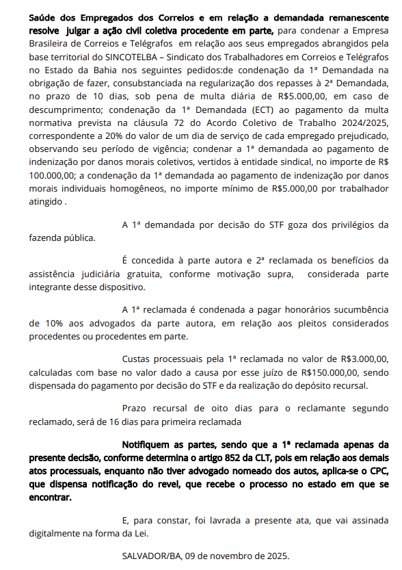 Justiça determina que Correios regularize planos de saúde e fixa multas por Reprodução 