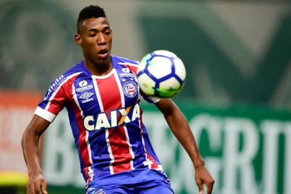 Léo Pelé (Atlhetico-PR) por Felipe Oliveira/EC Bahia