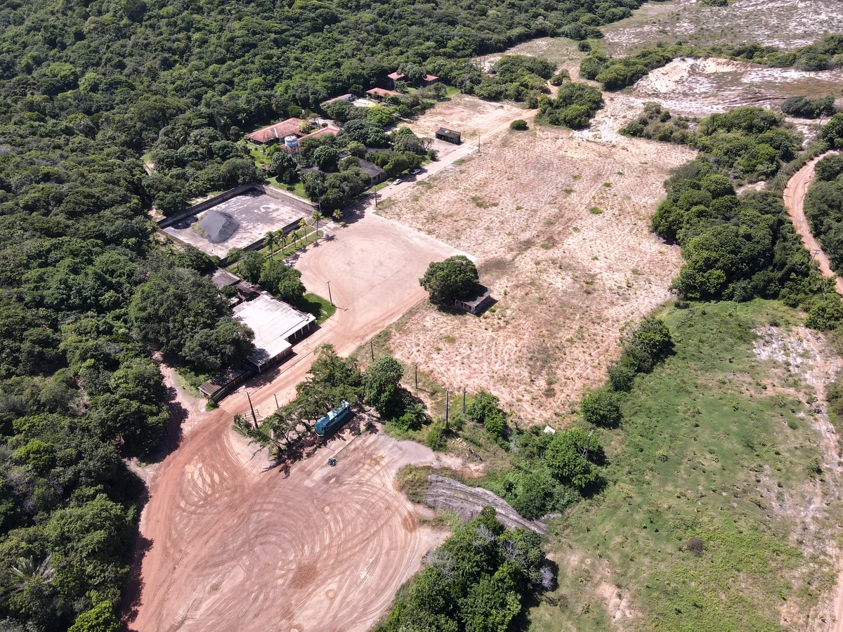 Antes do restabelecimento e reflorestamento executado pela Tronox na Mina do Guajú, na Paraíba por Divulgação