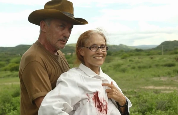 Udo Kier e Sonia Braga por Reprodução