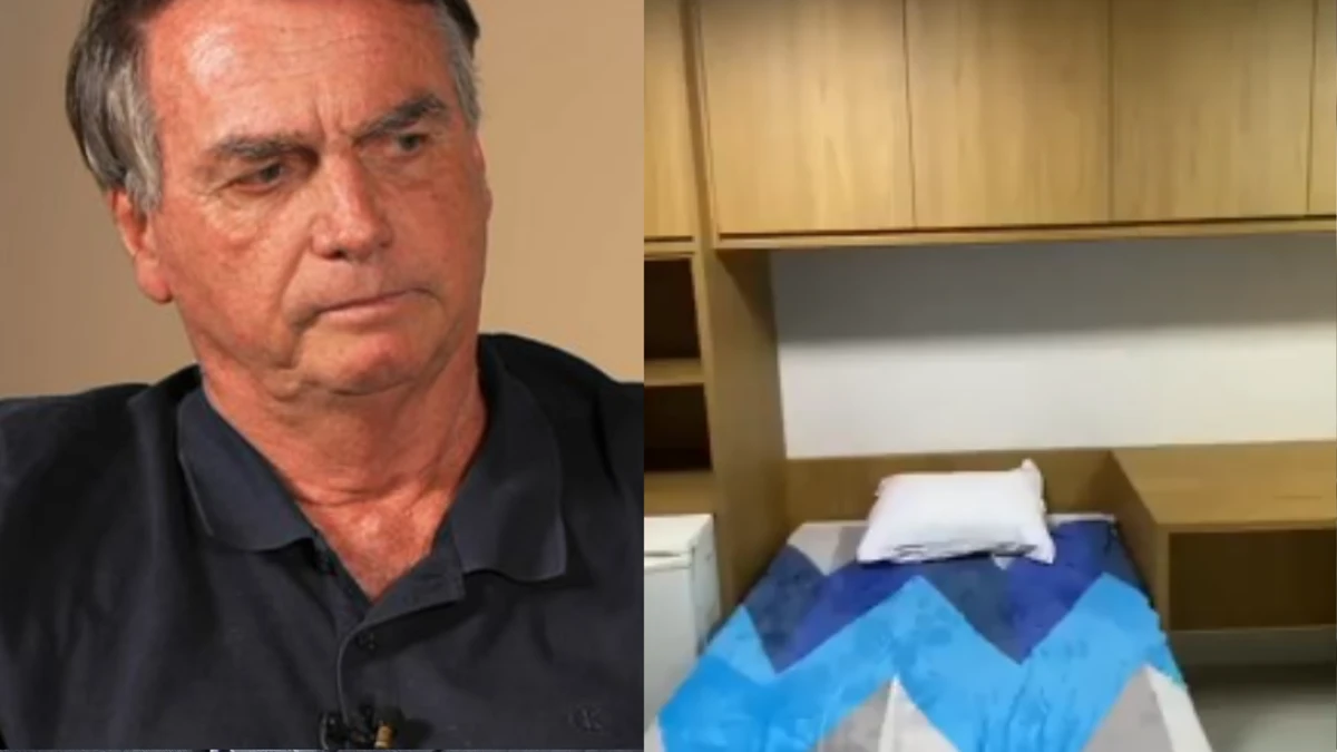 Bolsonaro ficará preso em sala de 12m² na PF em Brasília