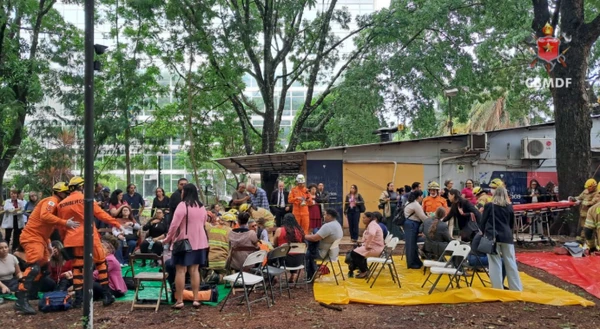 Corpo de Bombeiros foi acionado para a ocorrência em Brasília por Divulgação/Corpo de Bombeiros