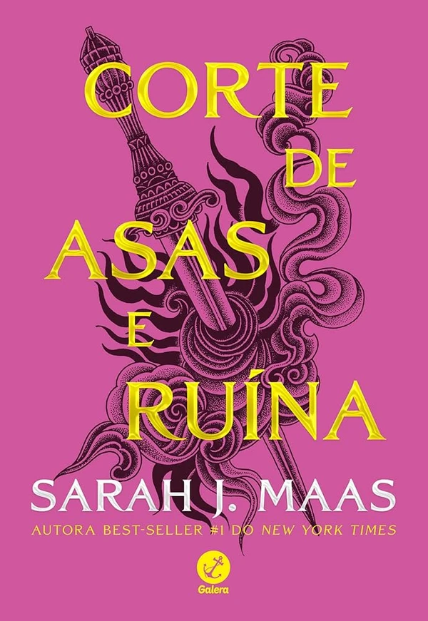 Corte de Asas e Ruína - Acotar 3 (2017), de Sarah J. Maas: Para proteger os reinos feéricos e humanos da guerra iminente, Feyre retorna disfarçada à Corte Primaveril para desmantelá-la por dentro e resgatar seu amor. por Divulgação
