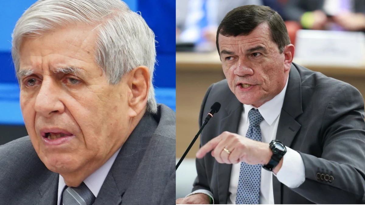 Generais Augusto Heleno e Paulo Sergio Nogueira