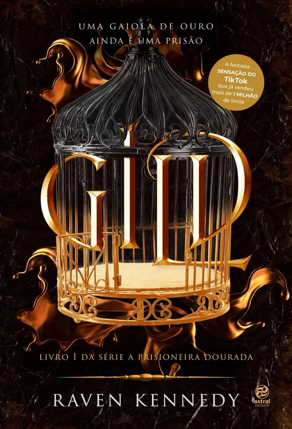 Gild - A prisioneira dourada, de Raven Kennedy (2023) por Divulgação