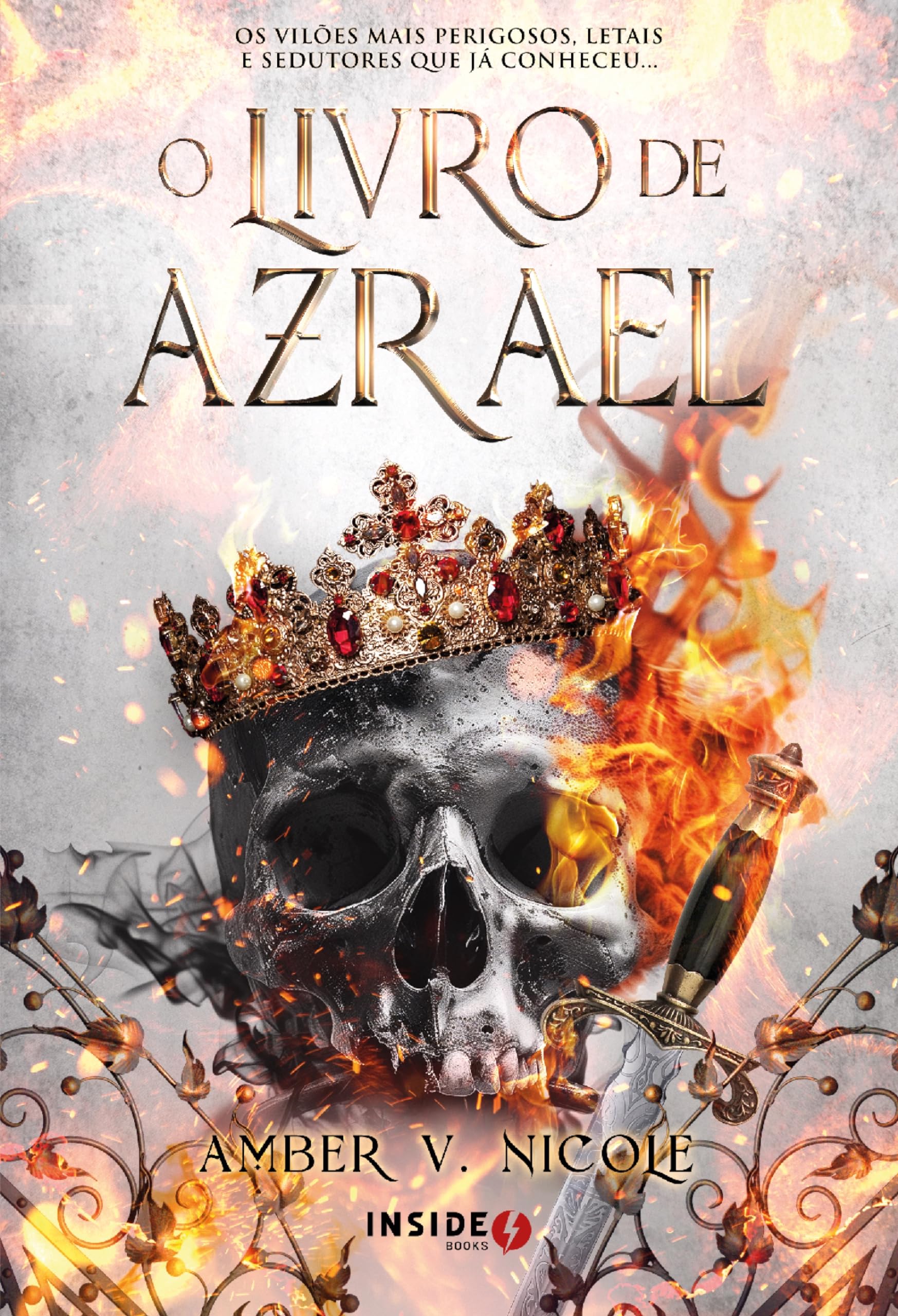 Livro de Azrael – Amber V. Nicole: Escuro, grandioso e dramático - Leão adora impacto. por Divulgação