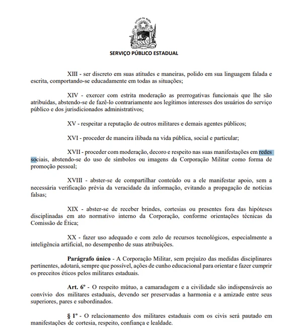Projeto de lei cria regras para militares usarem redes sociais por Reprodução