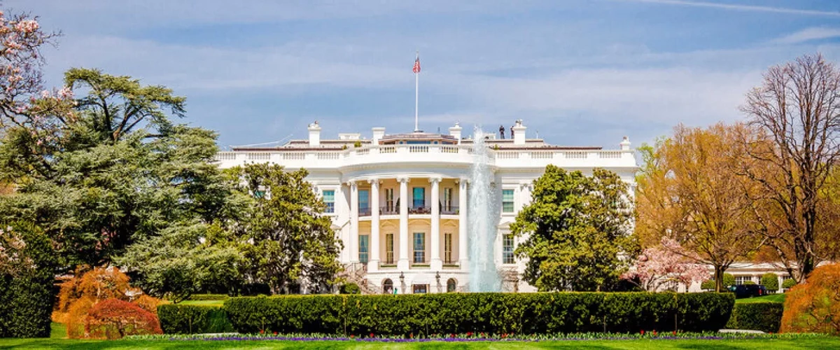 Casa Branca, em Washington, nos Estados Unidos